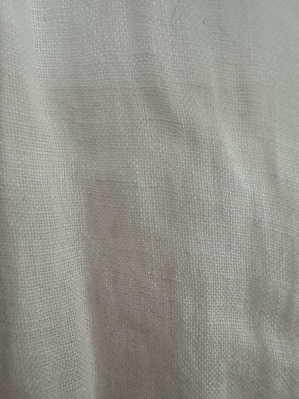 Sundance Brave + True “Clarity” White Linen Dress Women's Medium Pockets Coastal - Picture 11 of 11